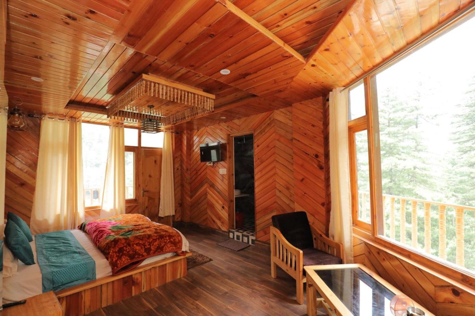 Shangri-La Rooms & Restaurant Kasol Eksteriør billede